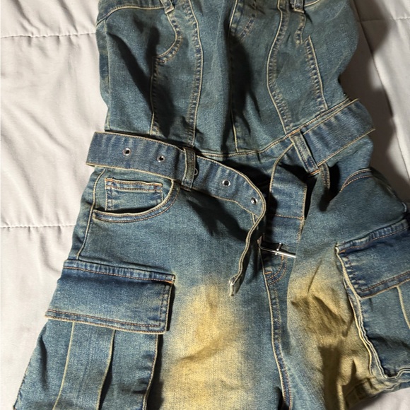 Fashion Nova Denim Jumpsuit - Picture 4 of 6